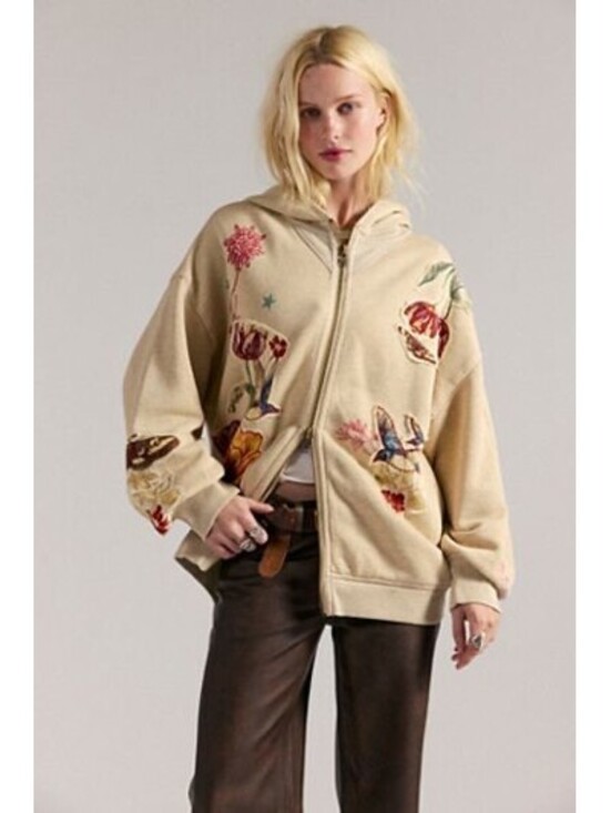 Free People Tops - Free People Grandma’s Garden Hoodie Small